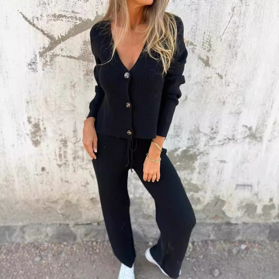 Lara | Women’s Two-Piece Cardigan Set with Top