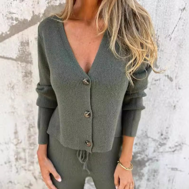 Lara | Women’s Two-Piece Cardigan Set with Top