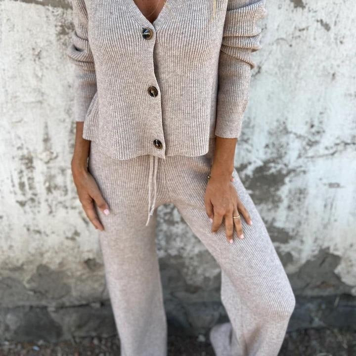 Lara | Women’s Two-Piece Cardigan Set with Top