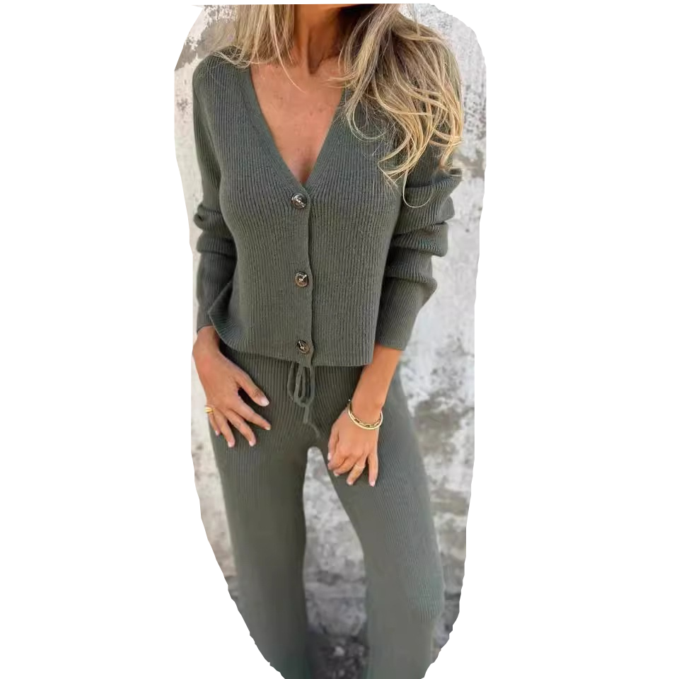 Lara | Women’s Two-Piece Cardigan Set with Top