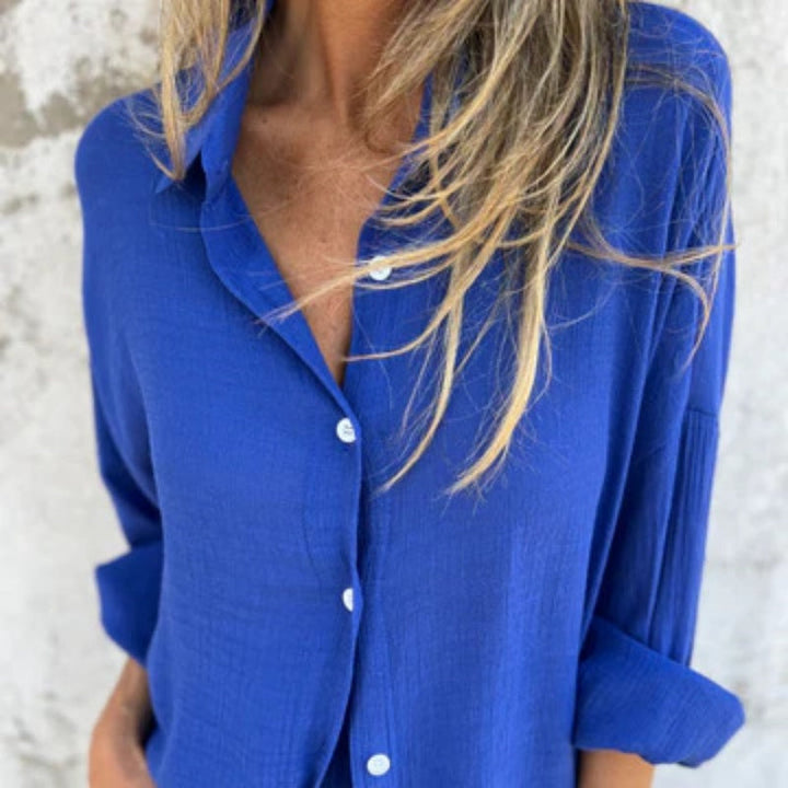 Brooke Lawson | Linen-Look Shirt &amp; Shorts Set For Women