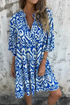 Skyla |  Printed  Sleeve Dress
