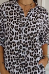 Charlene™ | Stylish Leopard Print Blouse