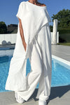 Nora | Women's 2 Piece Oversized Top and Wide Leg Trousers Set