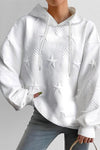 Nova | Women's Oversized Star Print Hoodie Long Sleeve Pullover Sweatshirt