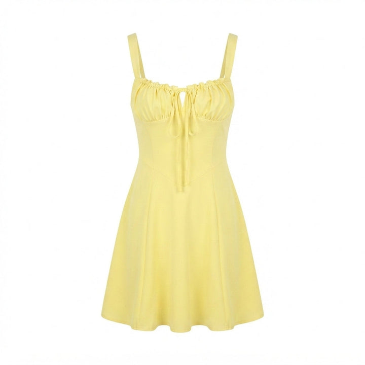Tara Stewart | Lace-Up Mini Summer Dress For Women
