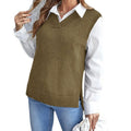 Taryn | Women’s V-Neck Sweater Vest with Relaxed Fit