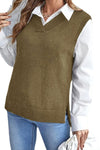 Taryn | Women’s V-Neck Sweater Vest with Relaxed Fit