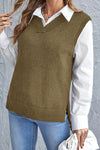 Taryn | Women's V-Neck Sleeveless Sweater Vest