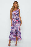 Tegan Ferris | Floral One-Shoulder Maxi Dress For Women