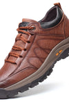 Trent Maloney | Leather Lace-Up Orthopedic Sneakers For Men