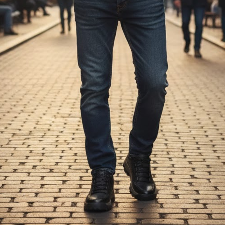 Trent Maloney | Leather Lace-Up Orthopedic Sneakers For Men