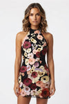 Tess Beaumont | Halter Races Dress With Floral Embroidery For Women