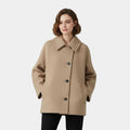 Thalia | Women’s Collared Coat with Button Front