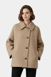 Thalia | Women's Collared Button Front Coat