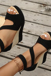 Thessalia | Women’s Platform Wedge Sandals with Ankle Strap