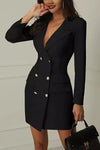 Valentina | Women's Double Breasted Blazer Mini Dress
