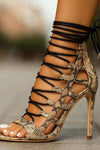 Valentina | Women's Lace Up Stiletto Heels