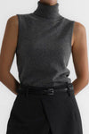 Verity | Women's Sleeveless Turtleneck Sweater