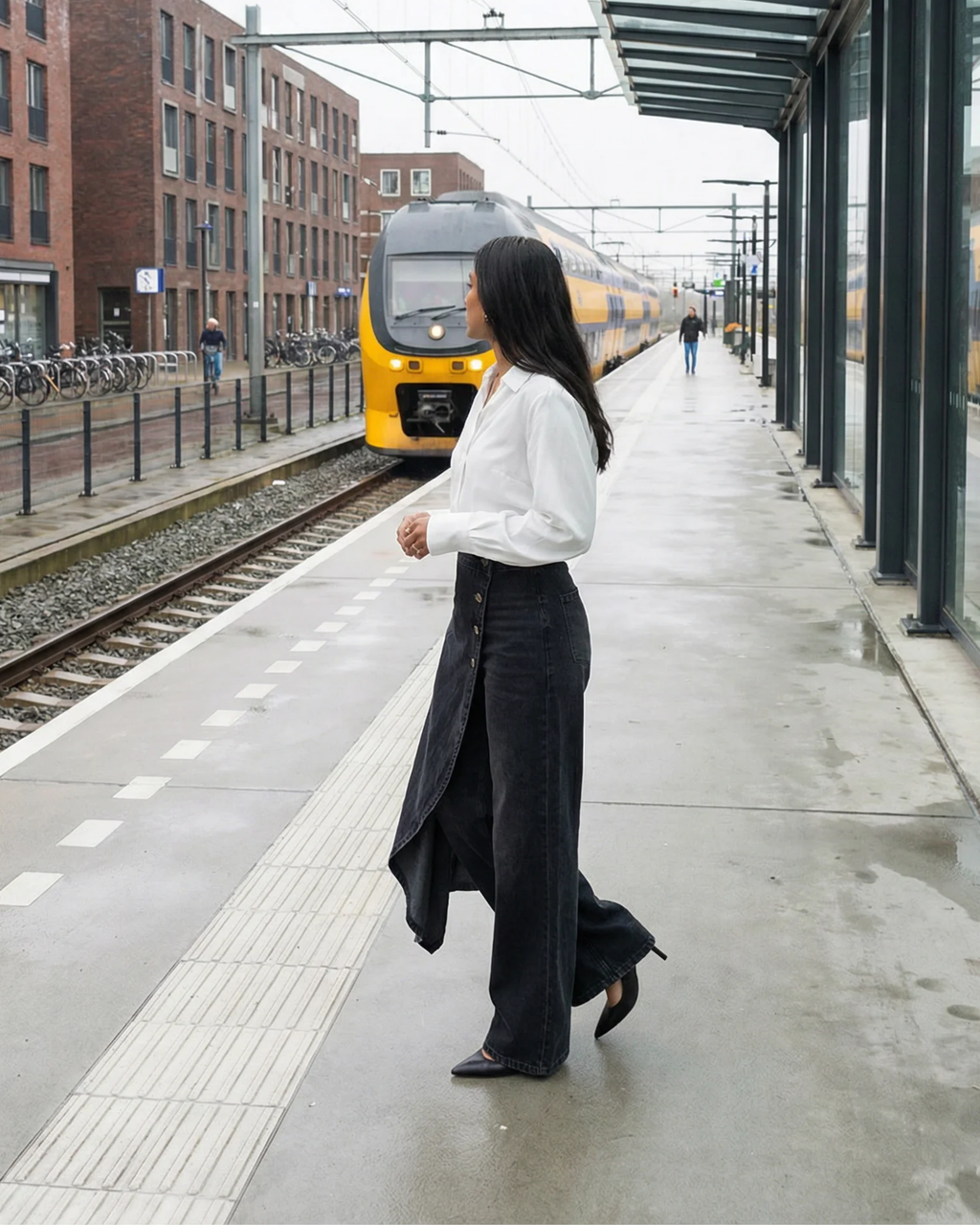 Vesper | Women’s Wide Leg Wrap Pants with Closure