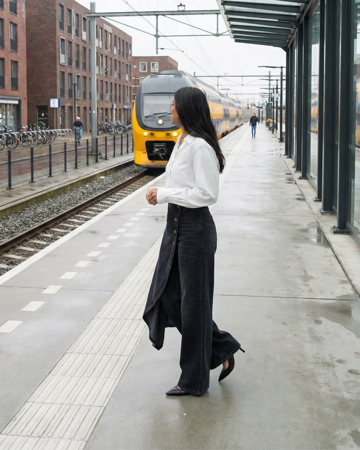 Vesper | Women’s Wide Leg Wrap Pants with Closure