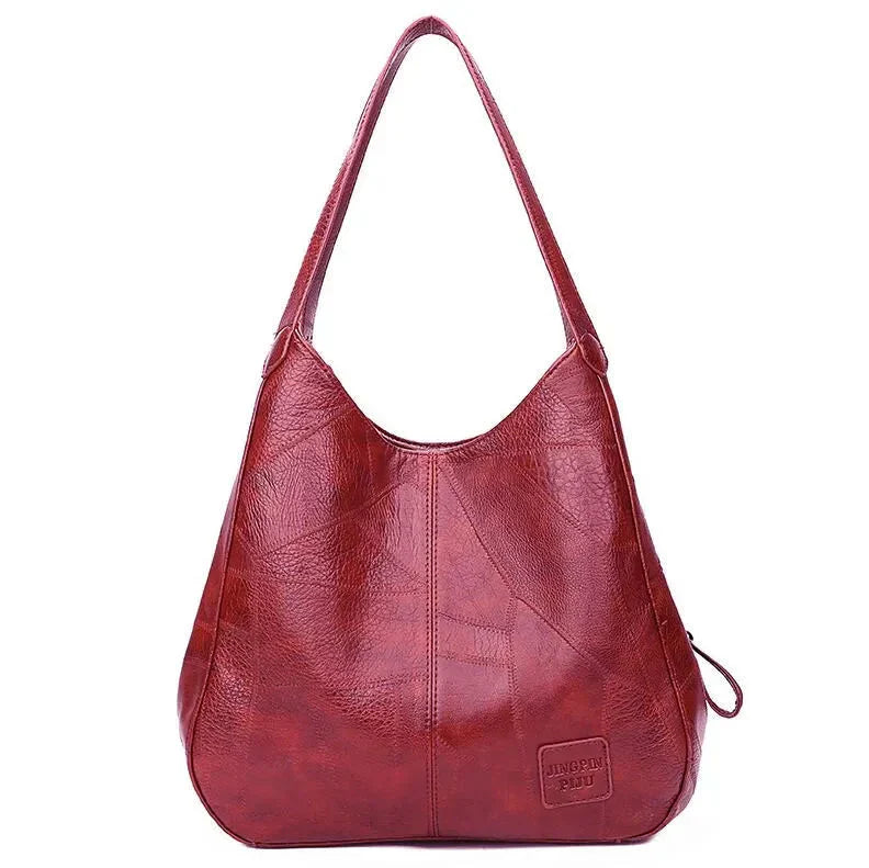 Maya | Women’s Brown Shoulder Bag with Long Straps