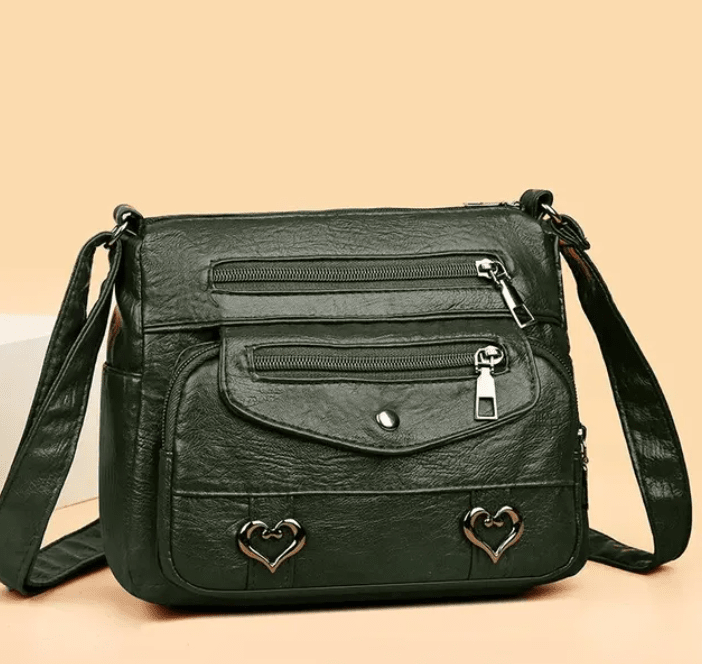 Ellie | Women’s Pocketed Crossbody Bag with Zip Closure
