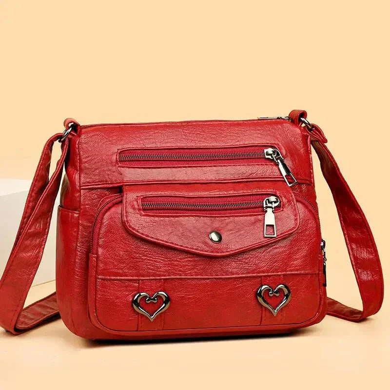 Ellie | Women’s Pocketed Crossbody Bag with Zip Closure