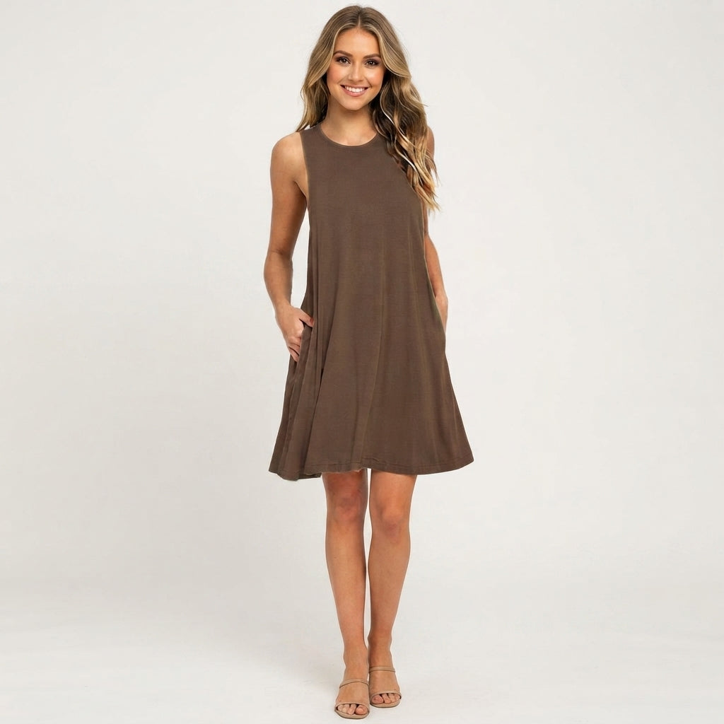 Willow Bishop | Sleeveless Swing Mini Dress For Women