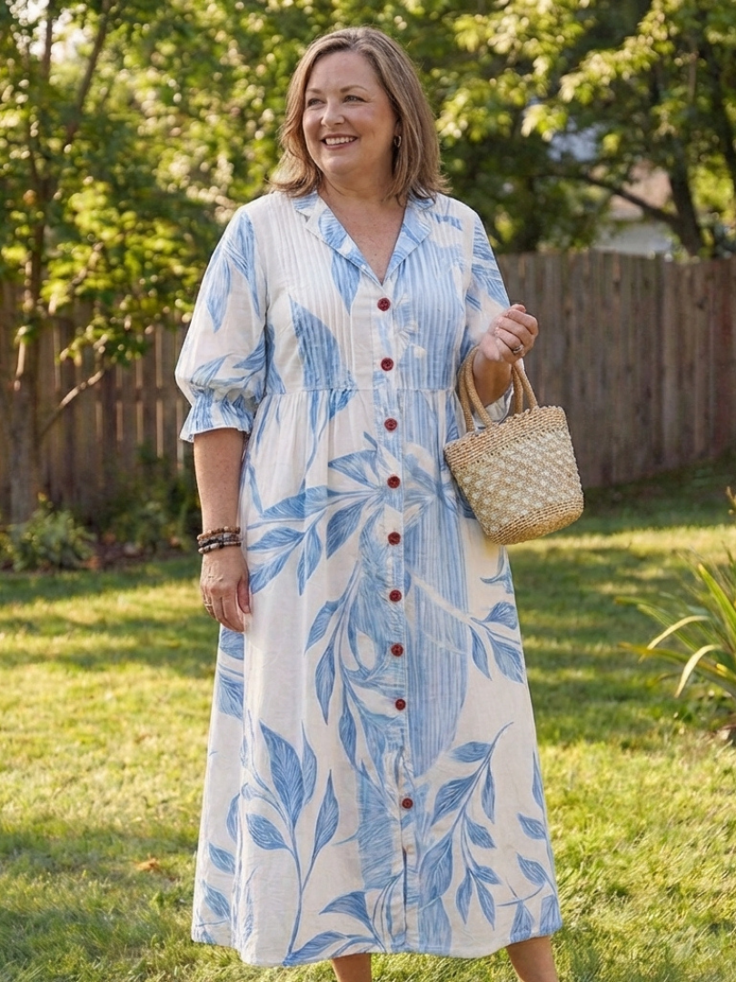 Wisteria | Women’s Floral Maxi Dress with V-Neck