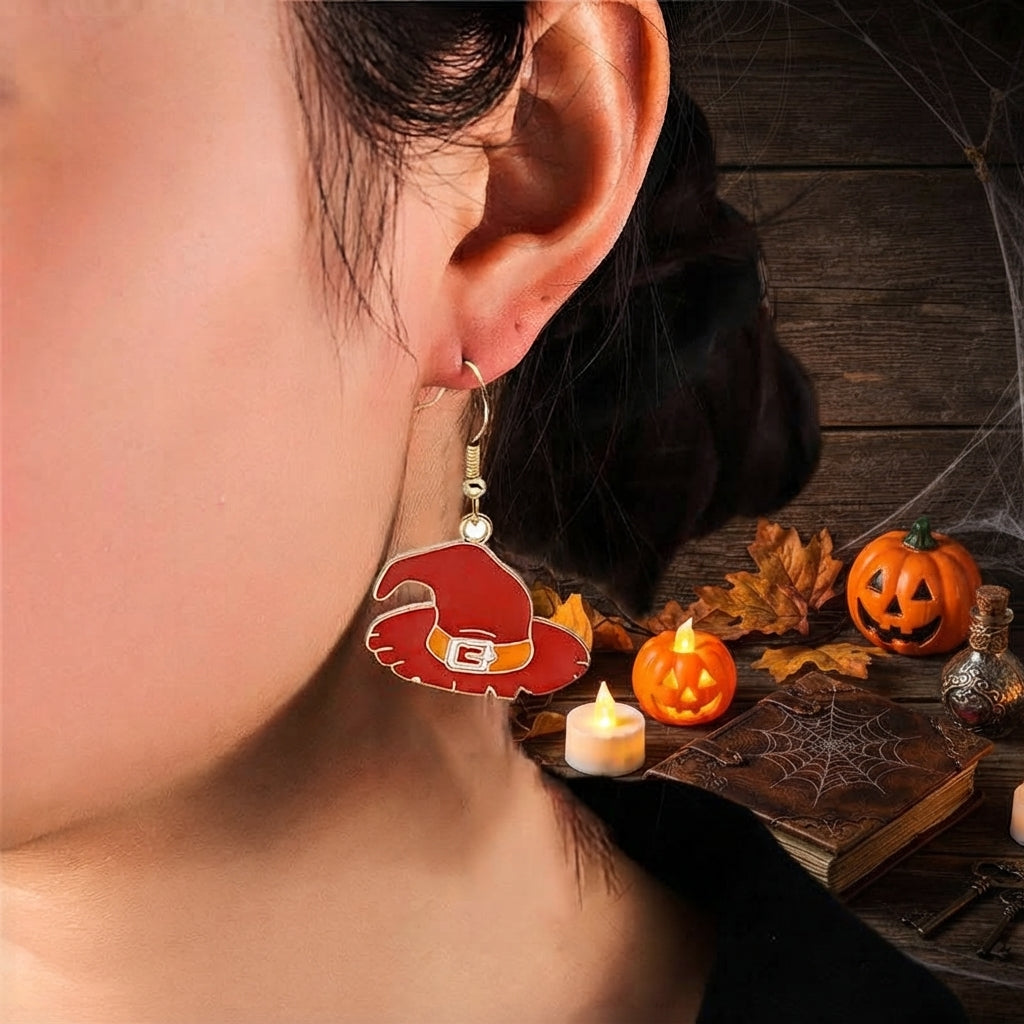 Witching Hour | Witch Hat Halloween Earrings For Women
