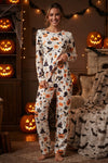 Spooky Hollow | Pumpkin Ghost Halloween Pyjamas For Women