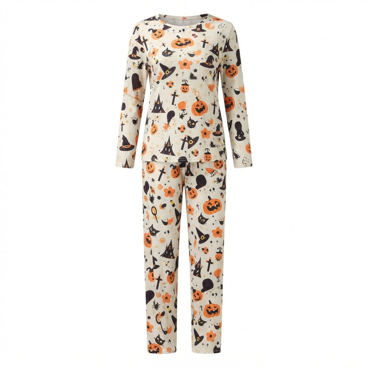 Spooky Hollow | Pumpkin Ghost Halloween Pyjamas For Women