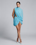 Brooke Tindall | Draped Chiffon Mini Dress Set For Women