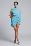 Brooke Tindall | Draped Chiffon Mini Dress Set For Women