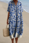 Natalie™ | Blue Embroidered Dress