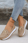 Xandra | Women's Buckle Detail Loafers